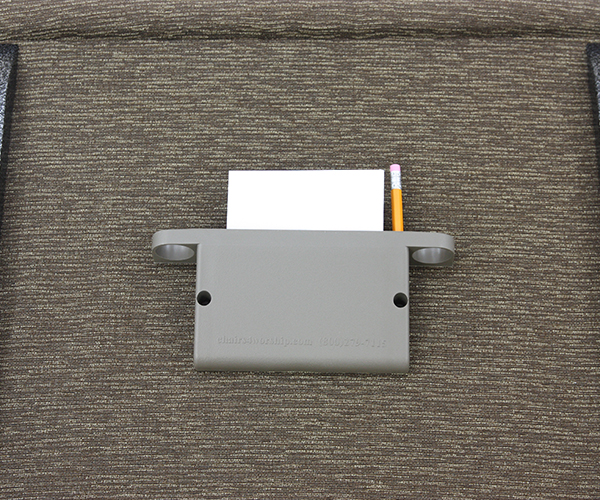 Card, pencil, cup holder